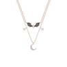 Naszyjnik Bat & Crescent Moon