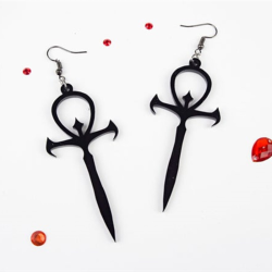 Kolczyki Ankh Dagger