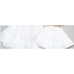 Spódnica midi typu pettskirt