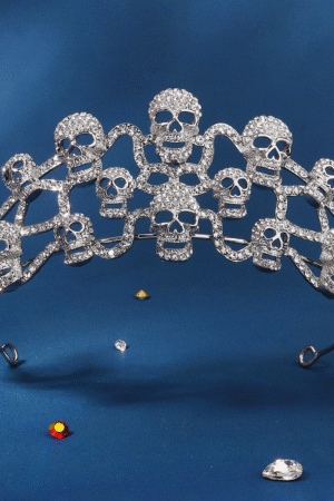 Tiara „Dark Skull Crown” – korona śmierci dla królowej cieni
